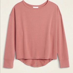 Lightweight French Terry Split-Back Sweatshirt